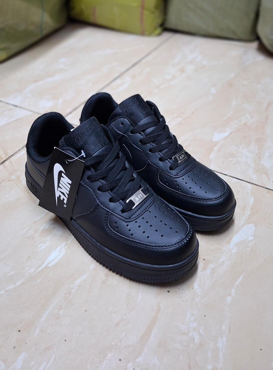 OFFER Nike Air Force 1 Unisex Sneakers – Classic White Leather Low Cut Casual Shoes – Durable Rubber Sole – Comfortable Everyday Wear
