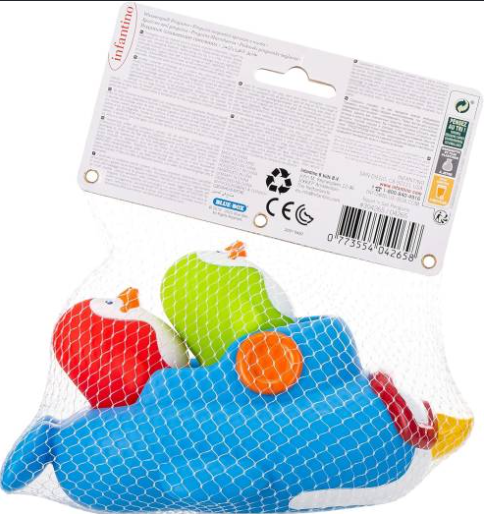 Infantino Squirt n Sail penguins