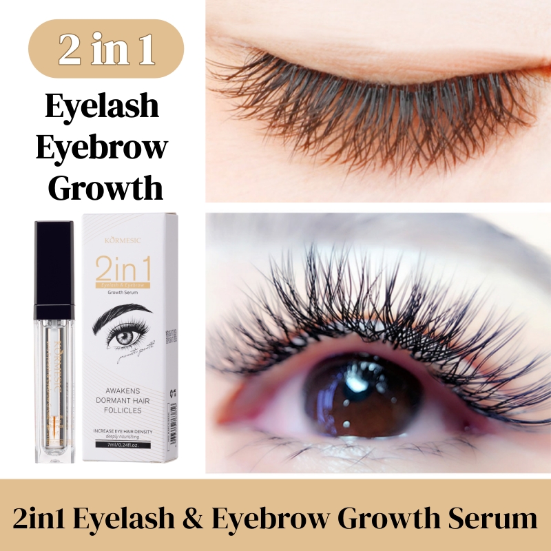 KORMESIC Natural Longer Eyelash Serum Longer Thicker Eyelashes Fuller Eyelashes Eyelash Serum Lash Growth Serum Eyelash Growth Oil Lash Enhancer Lash Growth Treatment Volumizing Lash Serum 30ml