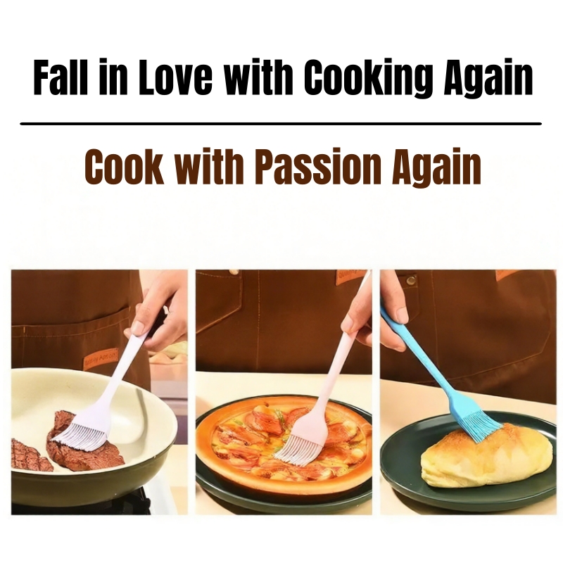 Food-Grade Silicone Basting Brush Heat-Resistant Kitchen Basting Brush Pastry Brush Grill Brush Cooking Brush Oil Pastry cake baking cooking kitchen tool