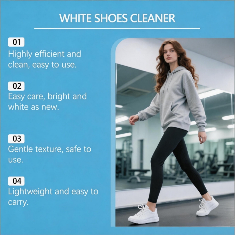 Water-free White Shoe Cleaner Cream - Effective Shoe Whitening & Stain Remover for Sneakers - Remove Yellowing Dirt & Grime - No Rinse, No Water Needed - Restores Bright White Finish in Minutes