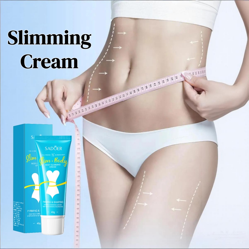 SADOER Slimming Cream Lose Weight Slim Cream Management Fat Burning Body Shaping Thigh & Belly Fat Fast Acting Weight Loss Cellulite Treatment Natural Extract Firming Cream