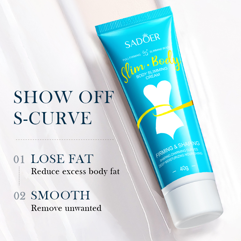 SADOER Slimming Cream Lose Weight Slim Cream Management Fat Burning Body Shaping Thigh & Belly Fat Fast Acting Weight Loss Cellulite Treatment Natural Extract Firming Cream
