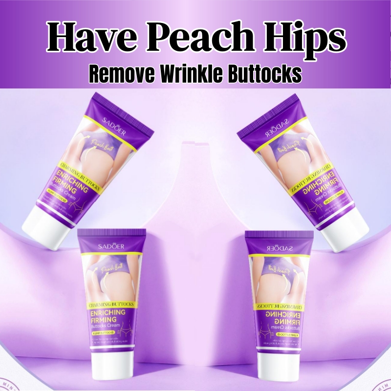 SADOER Plump Tight Hip Cream Butt & Hip Enlargement Oil Hip Lift Gel Buttock Enhancement Cream Lift Firm Hip Plump Buttock Tighten Sagging Skin Boost Elasticity Up Ass Oil Big Butt Booster Cream