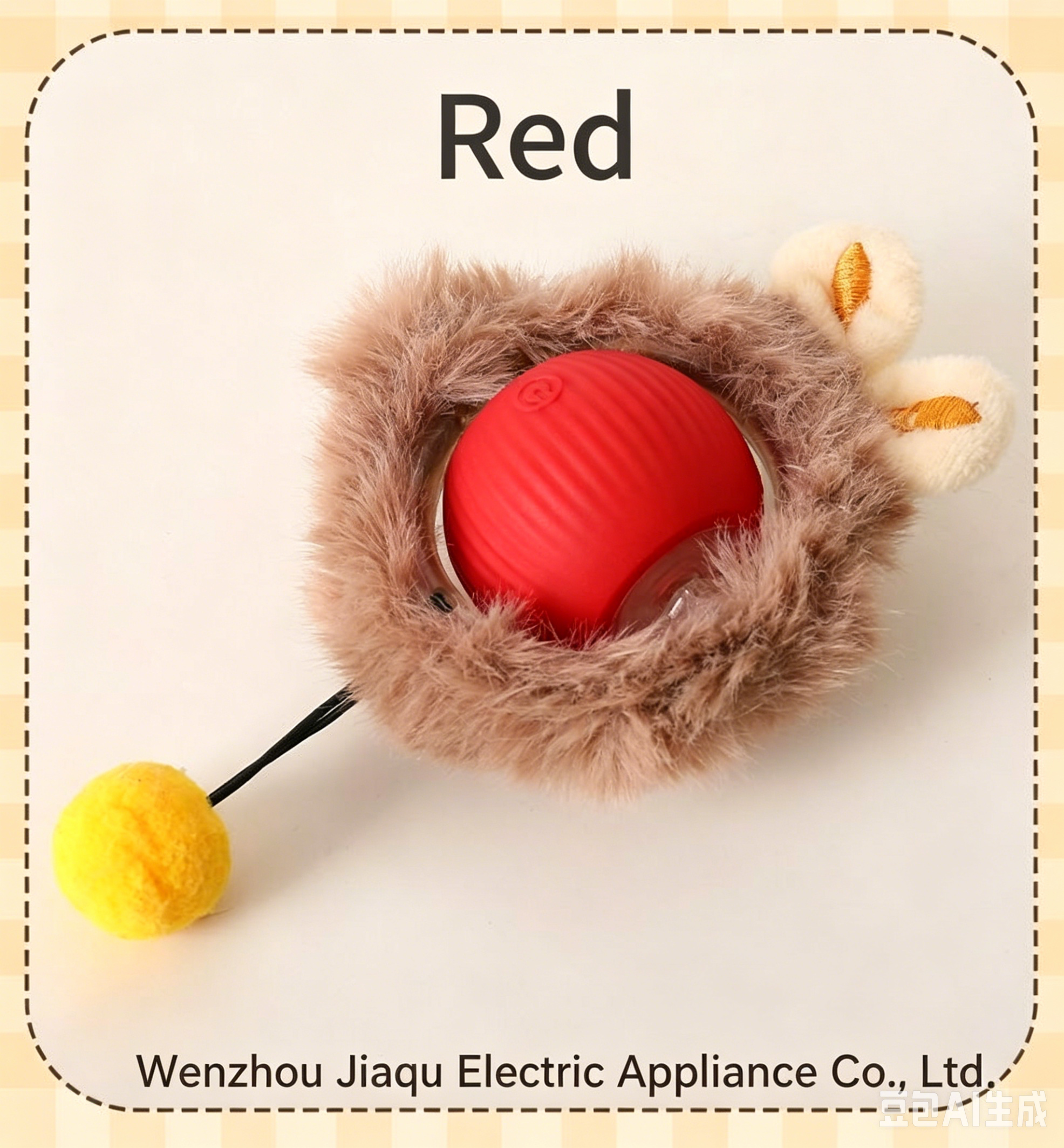 Smart Automatic Obstacle Avoid Cat Rolling Ball Food Grade Silicone Bite Resistant Three Speed Type C Rechargeable Self Play Teasing Cat Toy With Lanyard