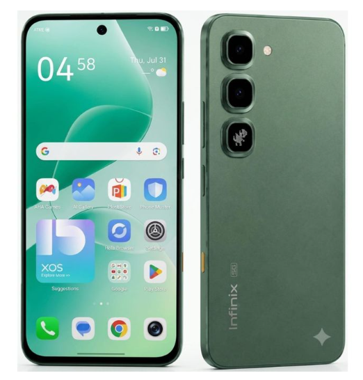 Hot Deal 🔥Infinix Hot 70 Pro 5G 8+256GB 6.7" 144Hz AMOLED Display 50MP Camera 6000mAh Battery 45W Fast Charging Dual SIM IP68 Water & Dust Proof Android 16 Side Fingerprint AI Powered Smartphone