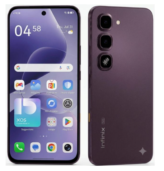 Hot Deal 🔥Infinix Hot 70 Pro 5G 8+256GB 6.7" 144Hz AMOLED Display 50MP Camera 6000mAh Battery 45W Fast Charging Dual SIM IP68 Water & Dust Proof Android 16 Side Fingerprint AI Powered Smartphone