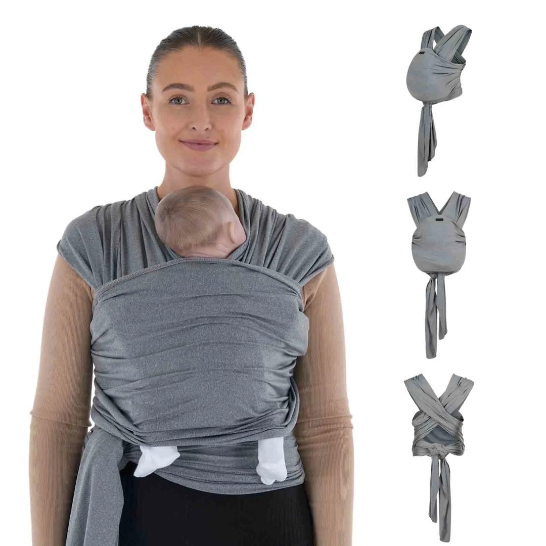 Kangaroo baby wrap Toto Wrap Ergonomic hipseat baby Carrier Gray sizeHands Free Baby Carrier