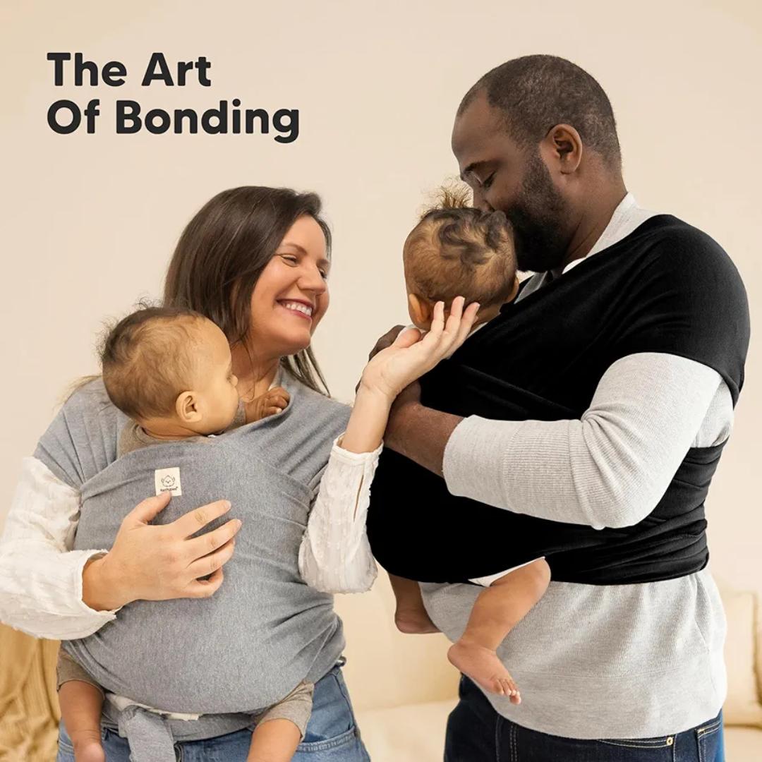 Kangaroo baby wrap Toto Wrap Ergonomic hipseat baby Carrier Gray sizeHands Free Baby Carrier