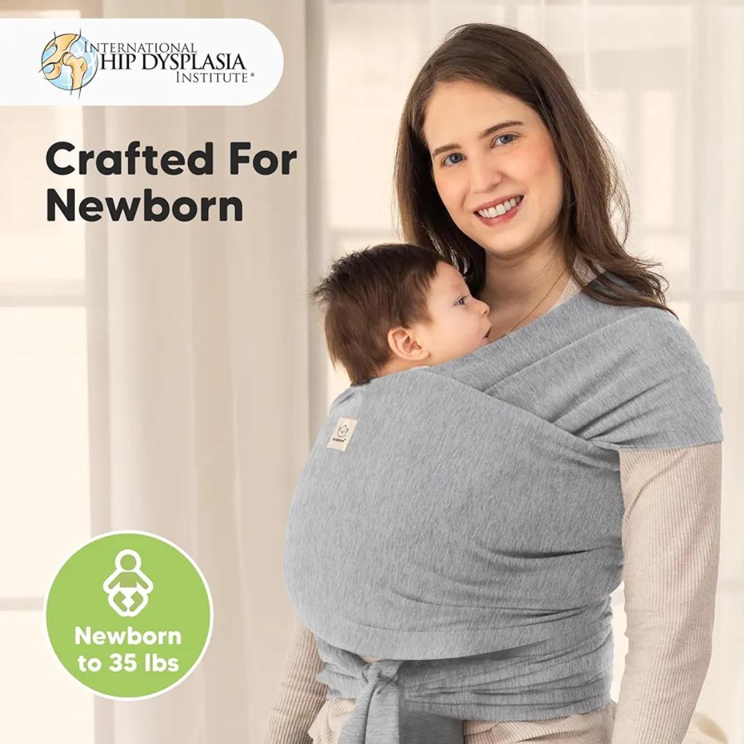 Kangaroo baby wrap Toto Wrap Ergonomic hipseat baby Carrier Gray sizeHands Free Baby Carrier