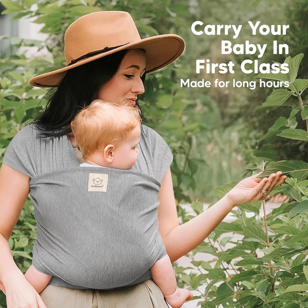 Kangaroo baby wrap Toto Wrap Ergonomic hipseat baby Carrier Gray sizeHands Free Baby Carrier