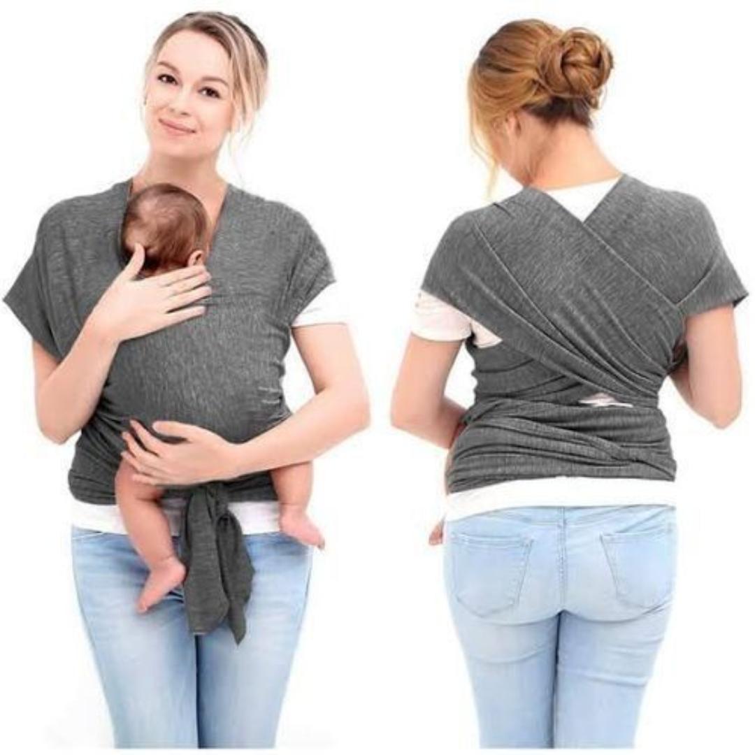 Kangaroo baby wrap Toto Wrap Ergonomic hipseat baby Carrier Gray sizeHands Free Baby Carrier