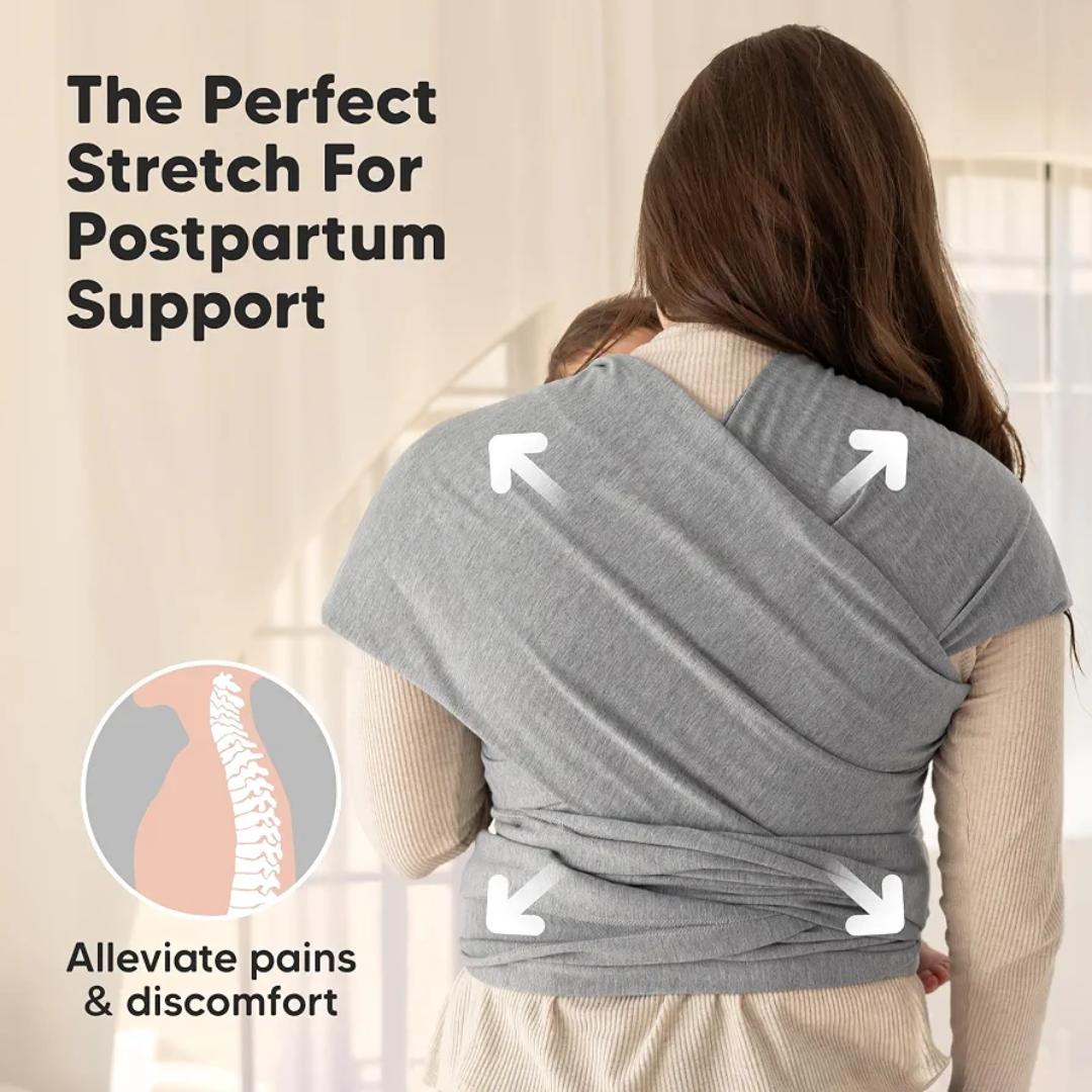 Kangaroo baby wrap Toto Wrap Ergonomic hipseat baby Carrier Gray sizeHands Free Baby Carrier