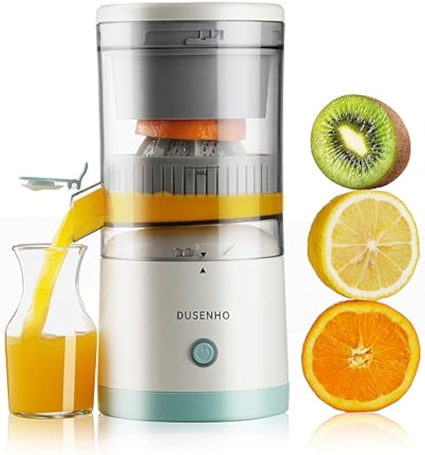 UPHUI Electric Juicer Machine For Home Mini Size Juice Extractor With Pulp Separation Multi Function Portable Citrus Orange Juicer Easy To Clean Bpa Free For Kitchen Office Travel Camping Daily Use