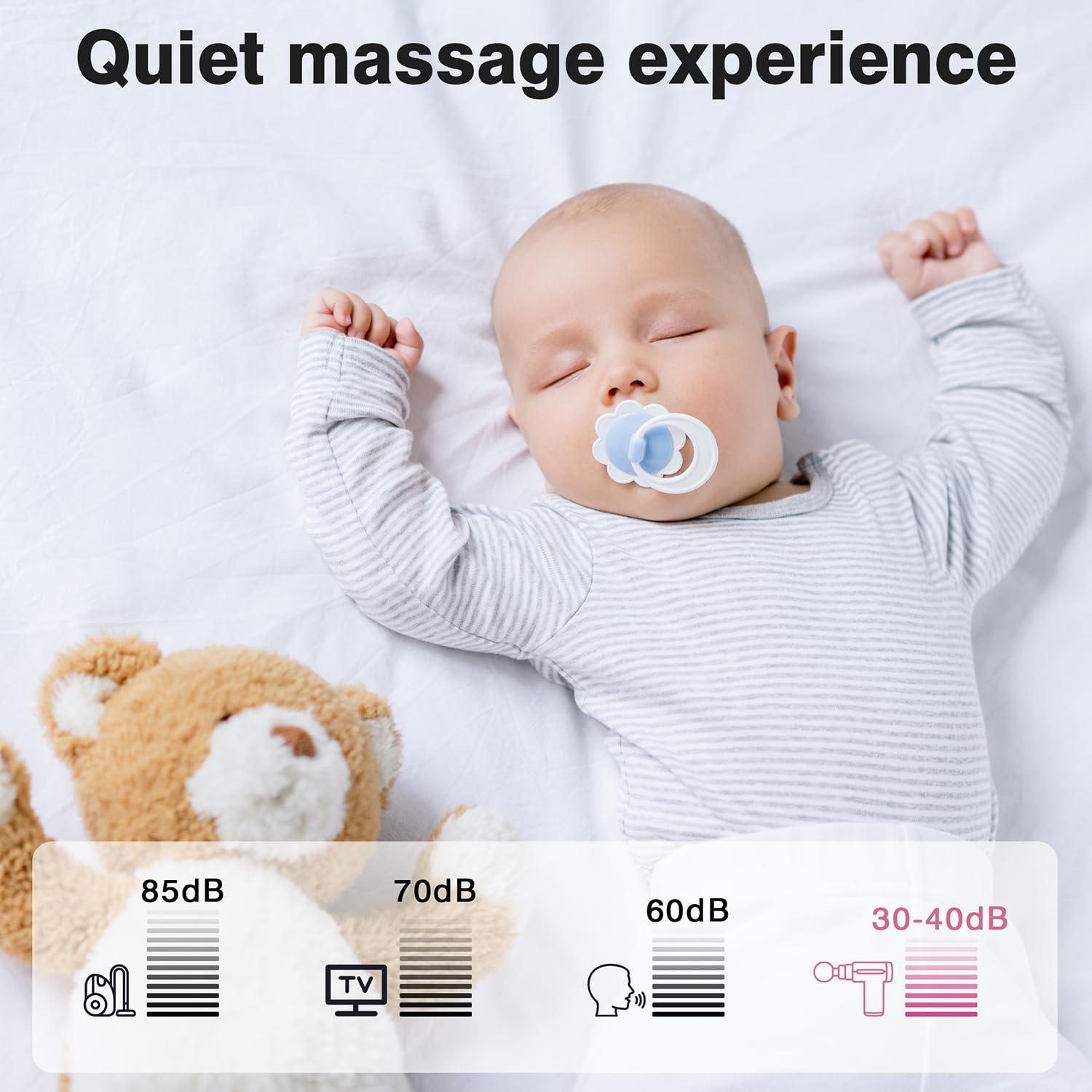 UPHUI Mini Massage Gun Portable Electric Muscle Massager Deep Tissue Percussion Fascial Gun With 4 Heads 6 Speeds Usb Rechargeable For Gym Office Home Workout Recovery And Pain Relief