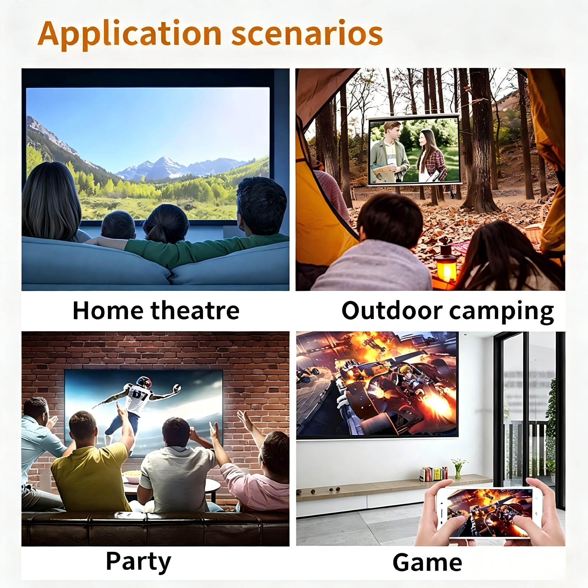 HD Mini Projector Meer Portable Pico Full Color LED LCD Video Projector Video TV Movie Party Games Outdoor Entertainment Full Reality Speaker With Remote Control