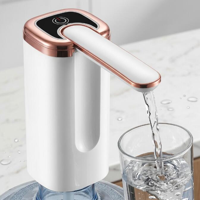 UPHUI Electric Water Bottle Pump With One-button Start Bottle Pump  Foldable And Exquisite Appearance DesignType-C Dispenser Portable Universal Water Bottle Pump With Switch For Home Kitchen Office
