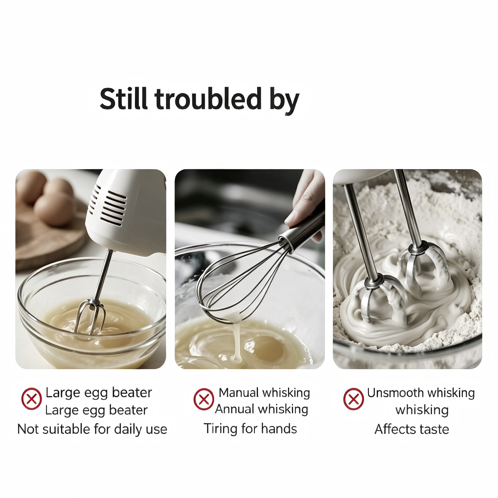 Hand-Held Battery Model Whisk Egg Beater Milk Coffee Frother Mixer Fruit Stick Kitchen & Dining Room Appliances AA Batteries Not Included In Product Listing