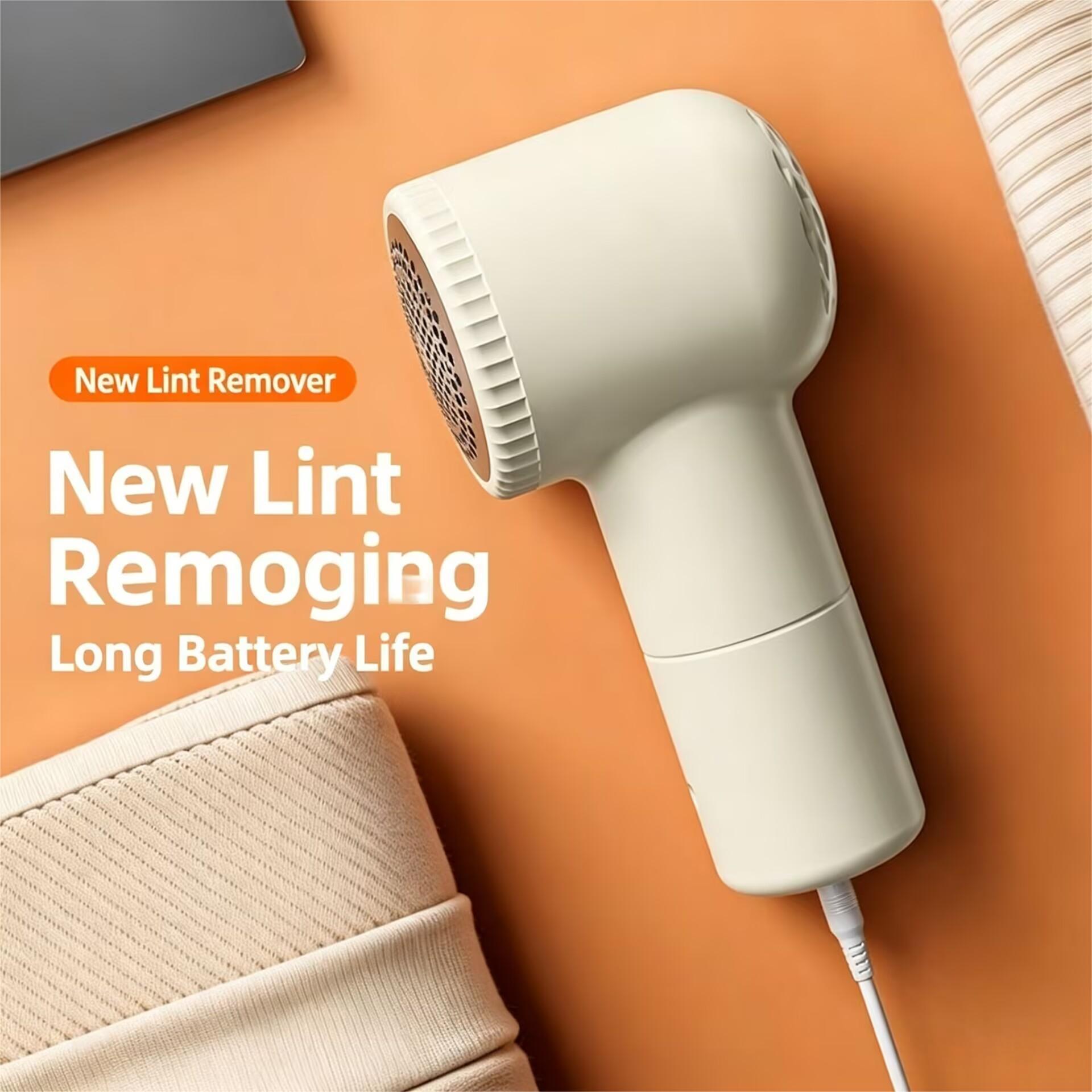 UPHUI Lint Remover 6 Blade Upgraded Wireless Charging Fabric Shaver Wide Shaving Panel Super Long Lasting Battery One Touch Start Portable Pill Remover For Clothes Sweaters Blankets Curtains Sofas