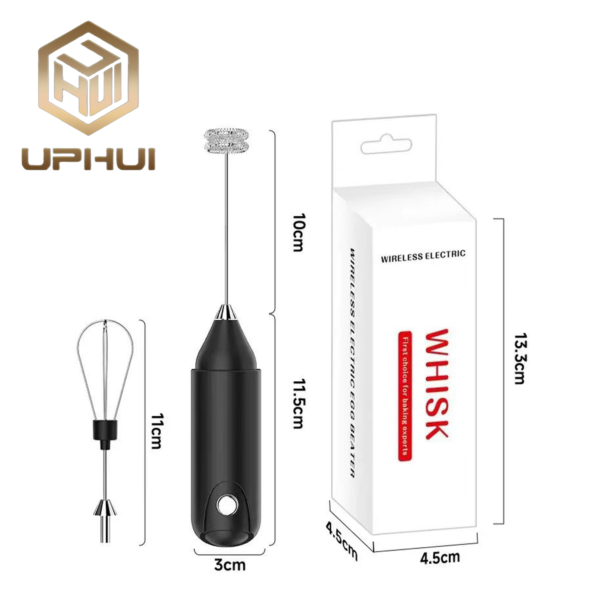 Hand-Held Battery Model Whisk Egg Beater Milk Coffee Frother Mixer Fruit Stick Kitchen & Dining Room Appliances AA Batteries Not Included In Product Listing