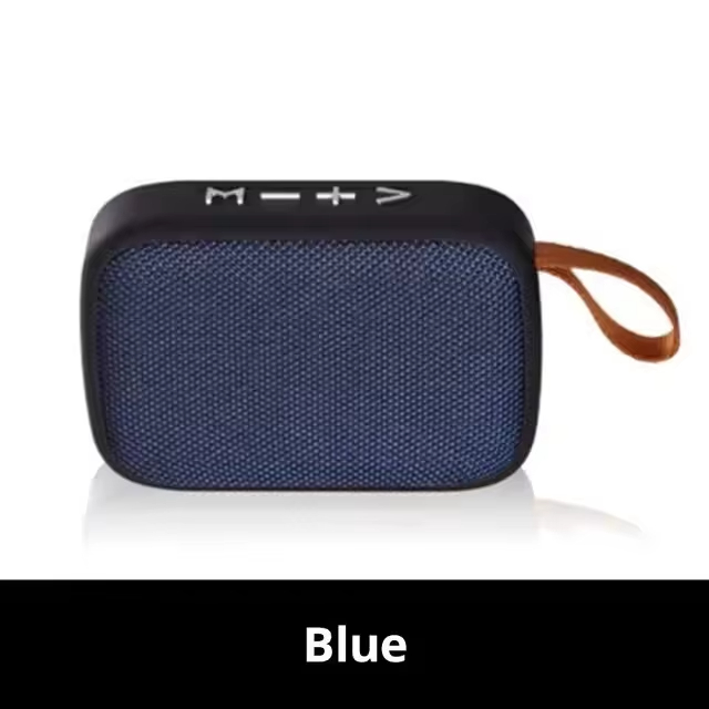 G2 Mini Fabric Wireless Bluetooth Speaker Bass Cannon Fitness Car Outdoor Portable Card USB 3D Stereo Surround Desktop Speaker