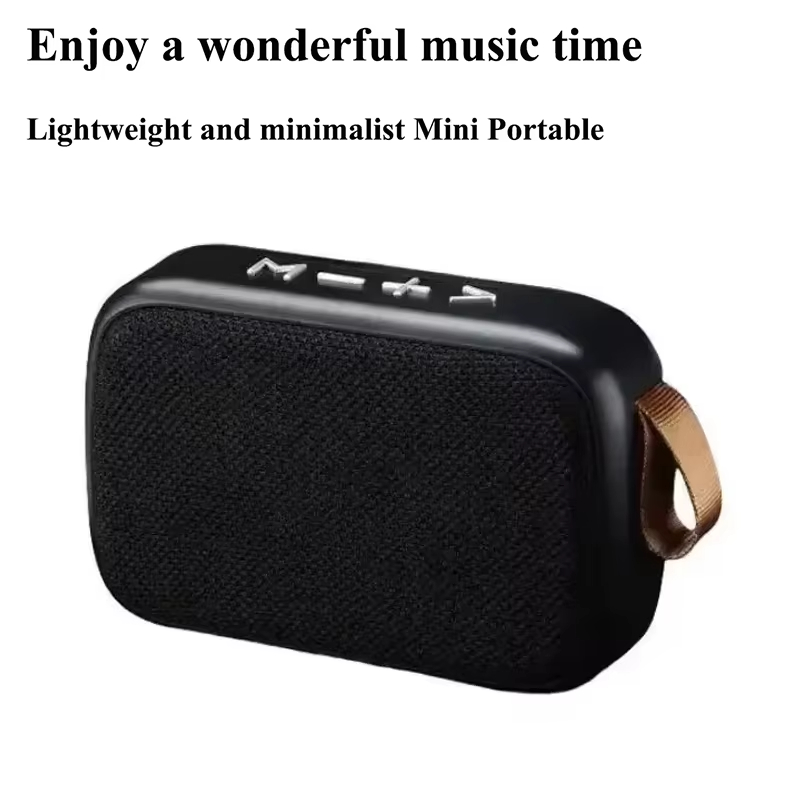 G2 Mini Fabric Wireless Bluetooth Speaker Bass Cannon Fitness Car Outdoor Portable Card USB 3D Stereo Surround Desktop Speaker
