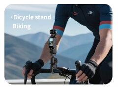 4K HD Pocket Gimbal Camera Rotatable Large Screen Stabilizer Mini Vlog Cam Anti-shake Outdoor Travel Handheld Video Recorder