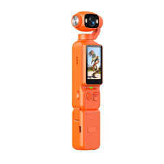 4K HD Pocket Gimbal Camera Rotatable Large Screen Stabilizer Mini Vlog Cam Anti-shake Outdoor Travel Handheld Video Recorder