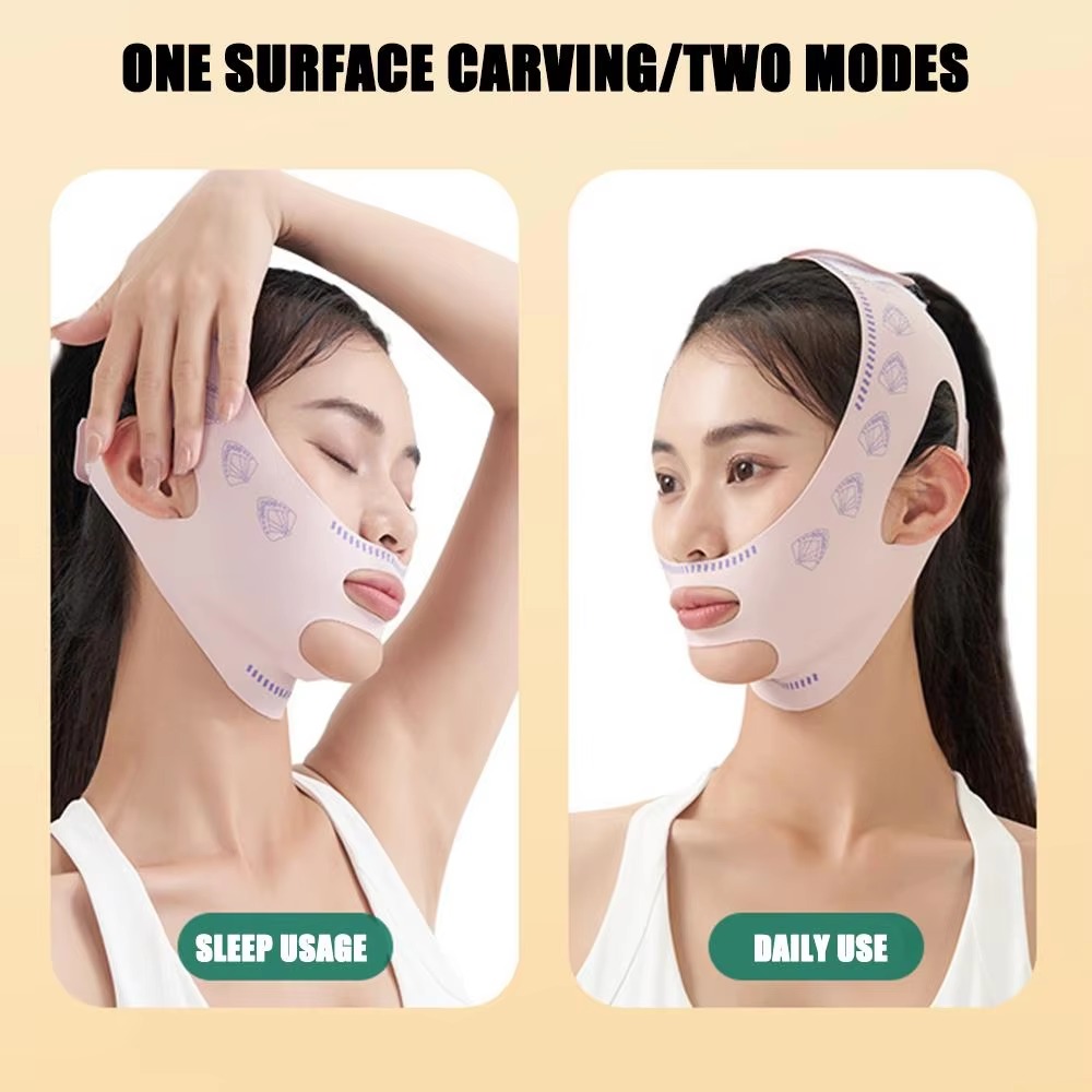 Slim Face Sleeping Mask Chin Cheek Slimming Bandage V Shaper V Line Lifting Mask Face Lifting Anti Wrinkle Strap Band Sleeping Mask Beauty Health Slim Face