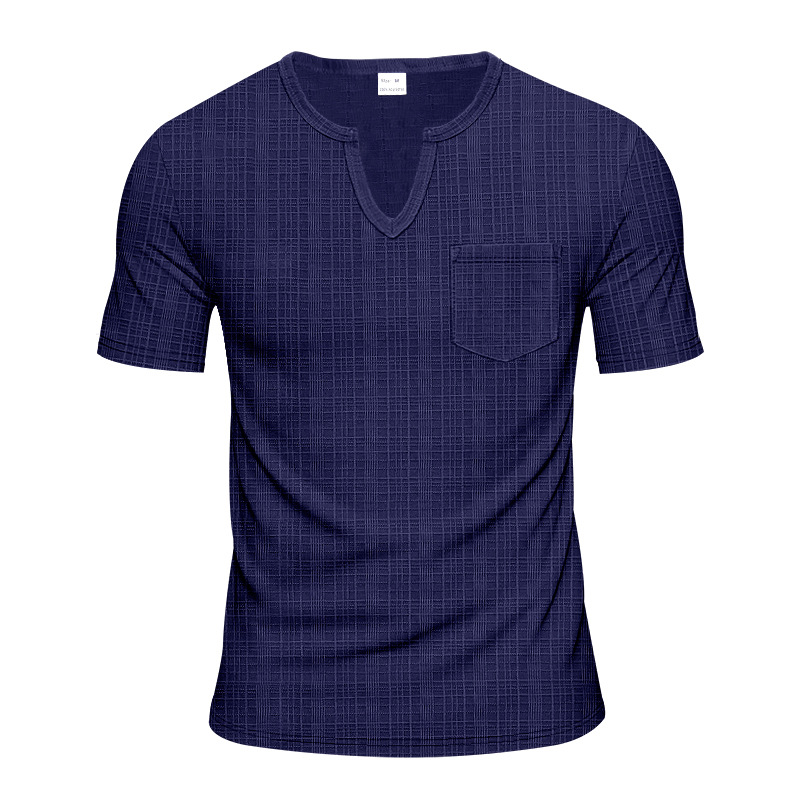 Clothes > Men's Clothing > Tops > T-Shirts Summer Men's Loose V-Neck Short Sleeve T-Shirt S-3XL