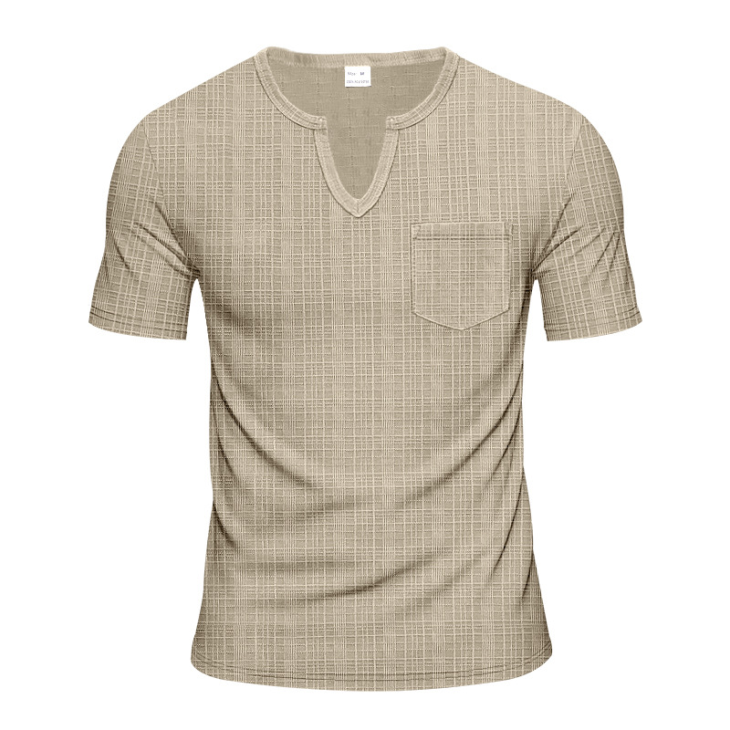Clothes > Men's Clothing > Tops > T-Shirts Summer Men's Loose V-Neck Short Sleeve T-Shirt S-3XL