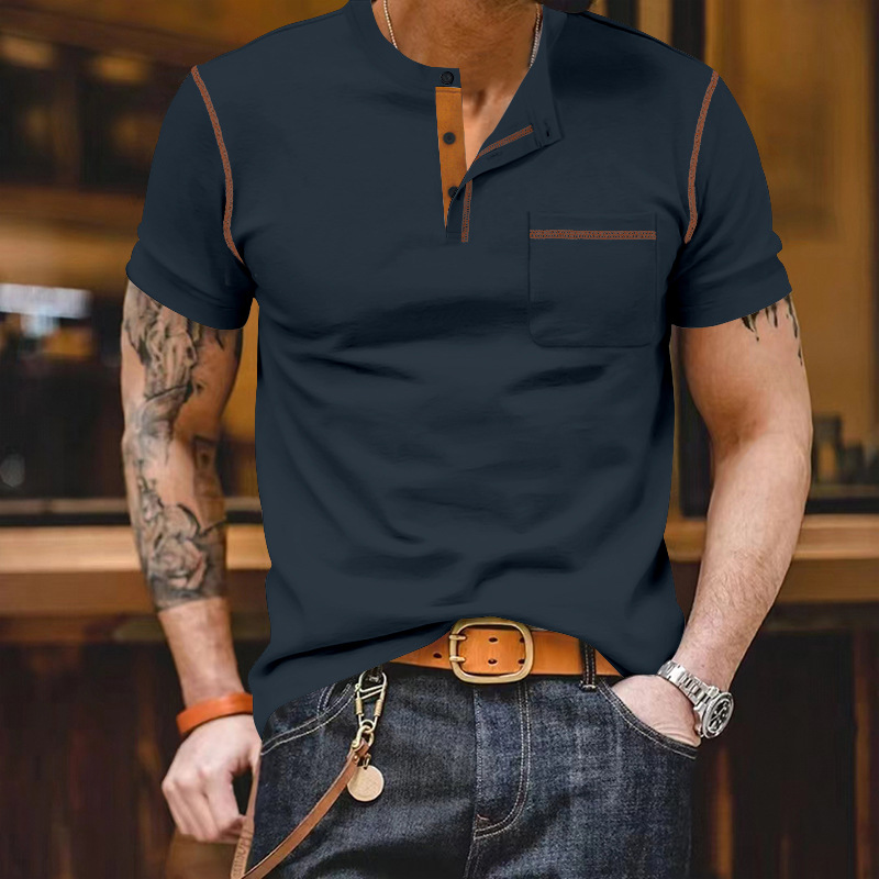 Clothes > Men's Clothing > Tops > T-Shirts  Summer Men's Polo T-shirt S-3XL