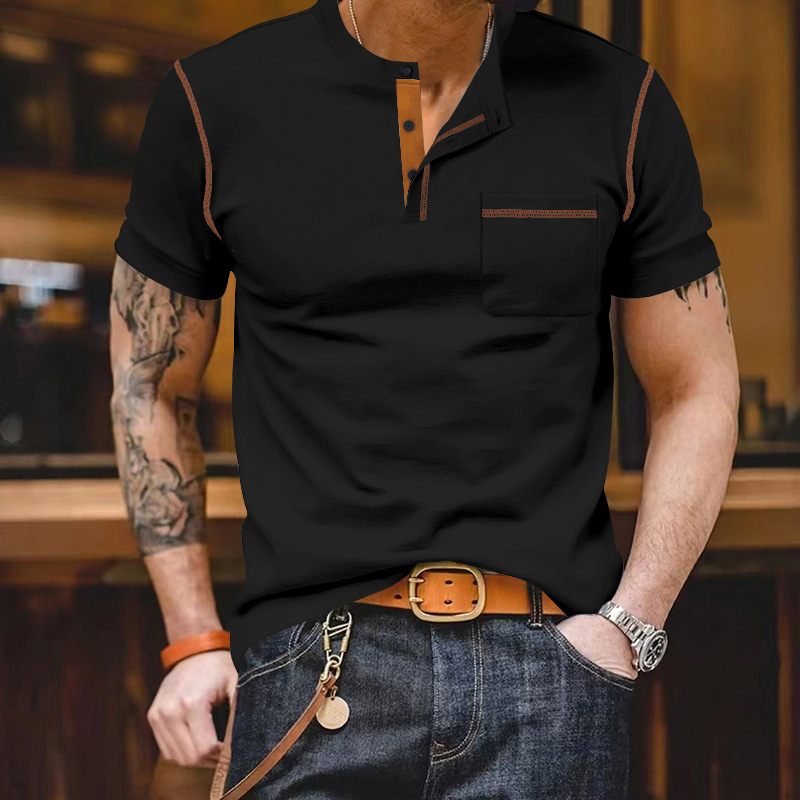 Clothes > Men's Clothing > Tops > T-Shirts  Summer Men's Polo T-shirt S-3XL