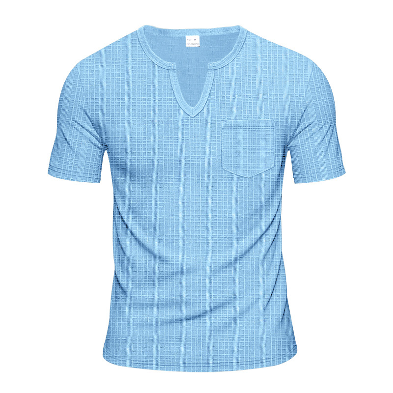 Clothes > Men's Clothing > Tops > T-Shirts Summer Men's Loose V-Neck Short Sleeve T-Shirt S-3XL