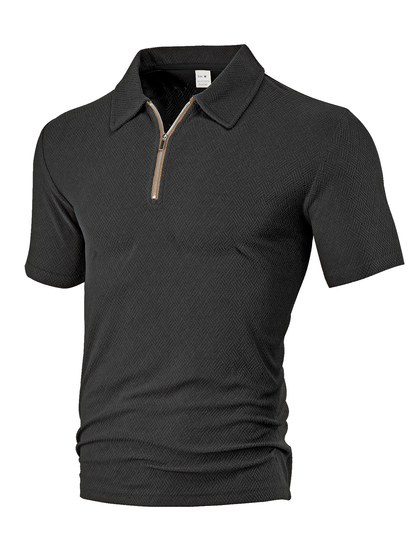 Clothes > Men's Clothing > Tops > T-Shirts  Summer Men's Loose Jacquard Polo Shirt