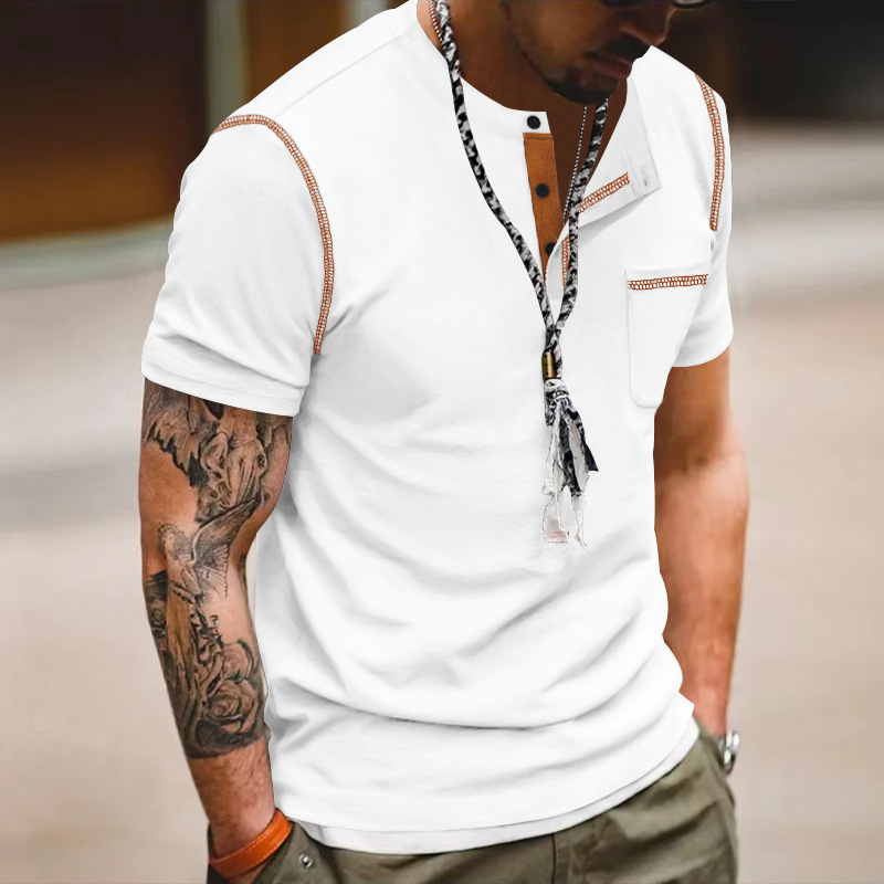 Clothes > Men's Clothing > Tops > T-Shirts  Summer Men's Polo T-shirt S-3XL
