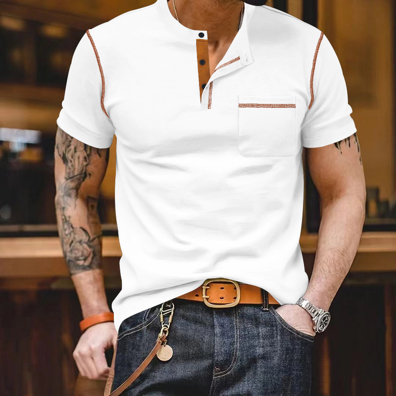 Clothes > Men's Clothing > Tops > T-Shirts  Summer Men's Polo T-shirt S-3XL