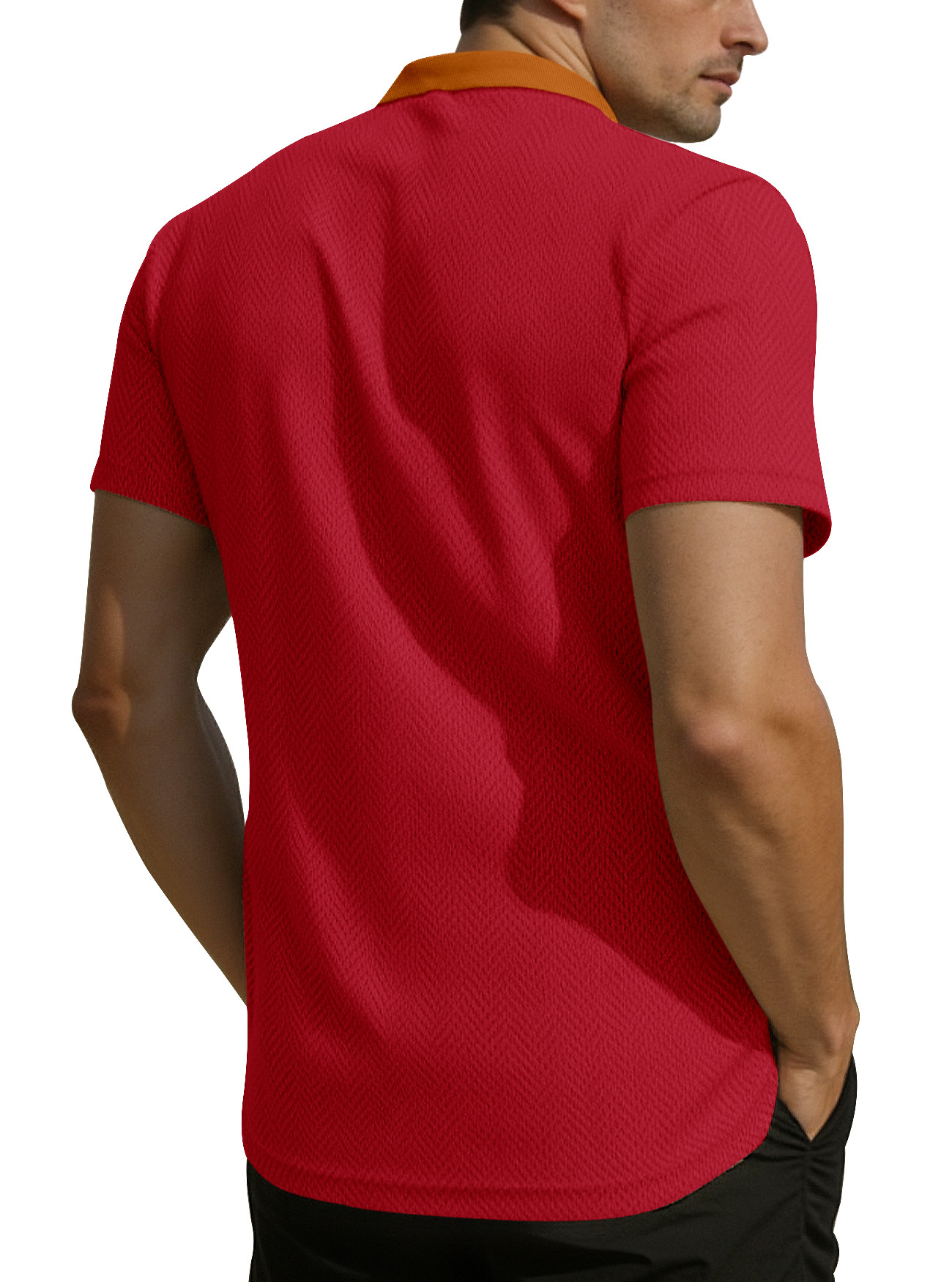 Clothes > Men's Clothing > Tops > T-Shirts  Summer Men's Henley Button Down T-Shirt