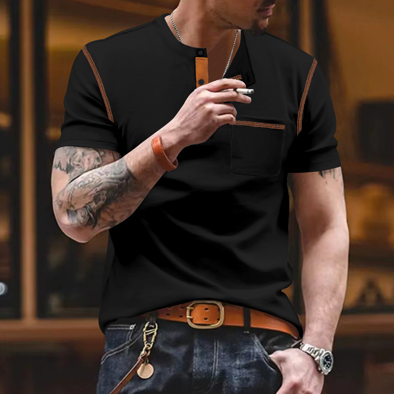 Clothes > Men's Clothing > Tops > T-Shirts  Summer Men's Polo T-shirt S-3XL