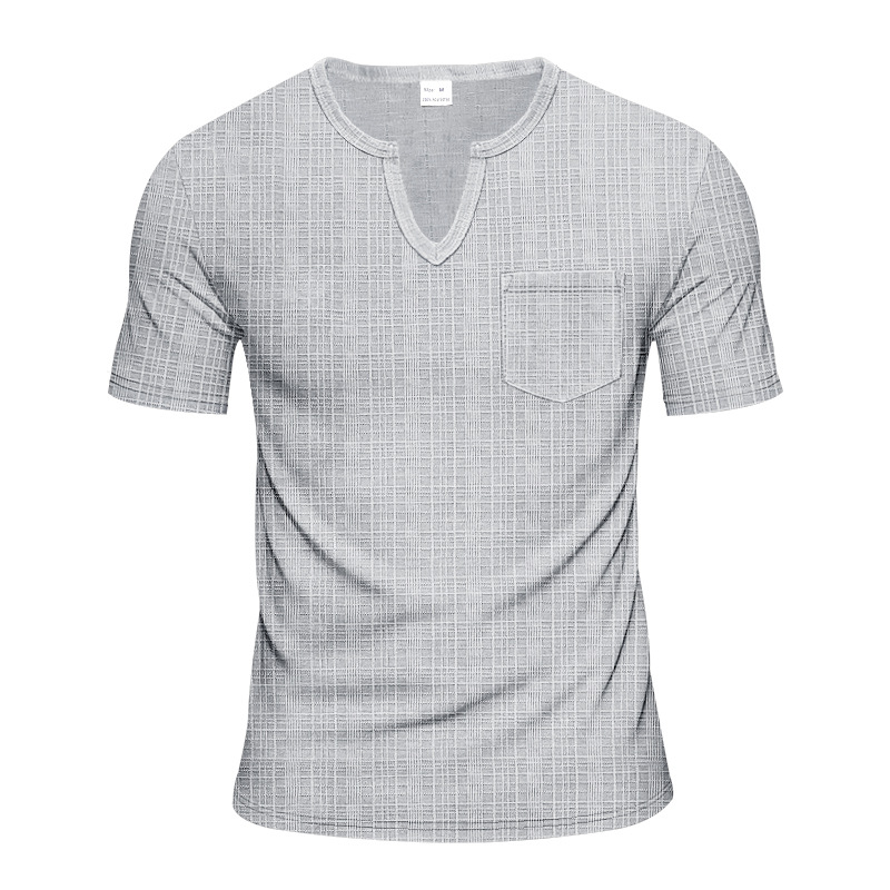 Clothes > Men's Clothing > Tops > T-Shirts Summer Men's Loose V-Neck Short Sleeve T-Shirt S-3XL