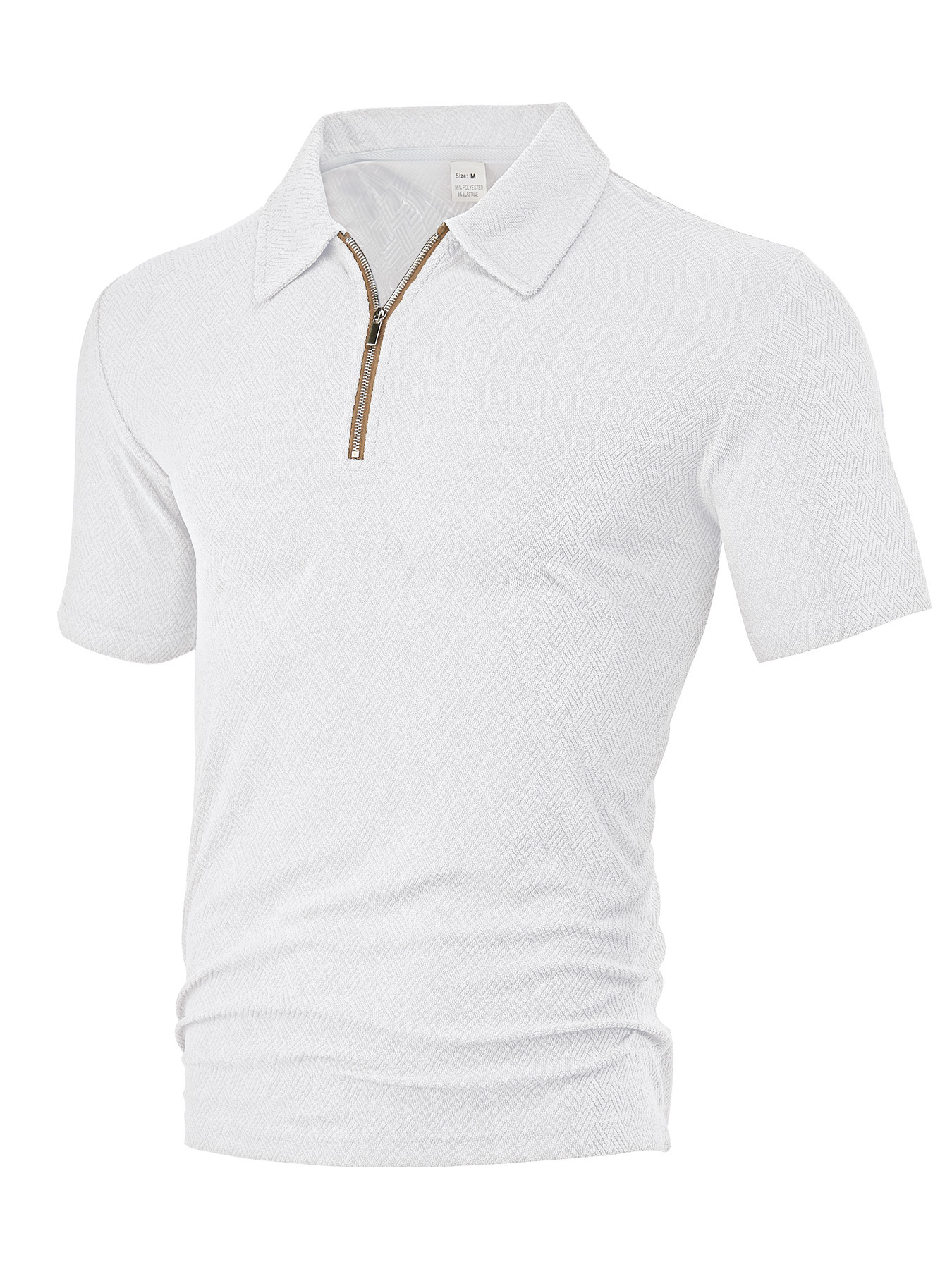 Clothes > Men's Clothing > Tops > T-Shirts  Summer Men's Loose Jacquard Polo Shirt
