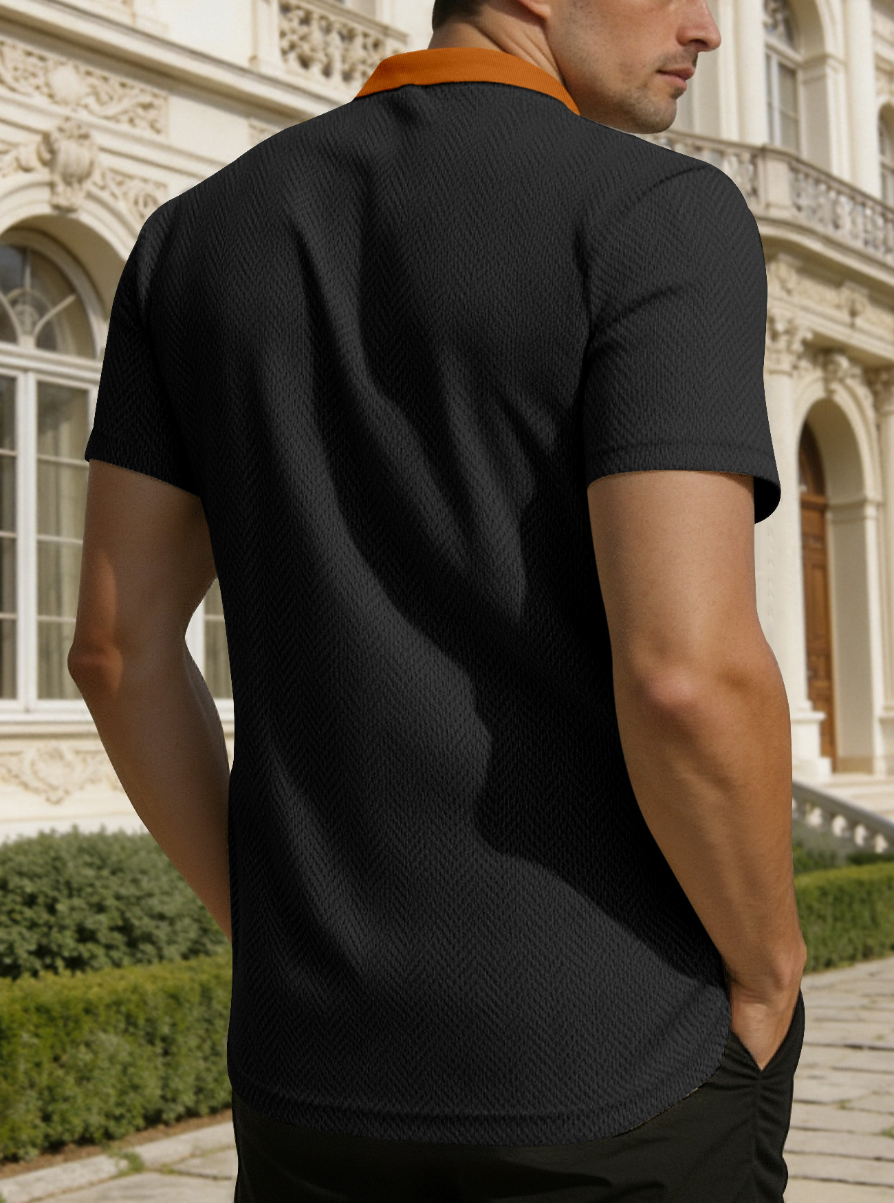 Clothes > Men's Clothing > Tops > T-Shirts  Summer Men's Henley Button Down T-Shirt