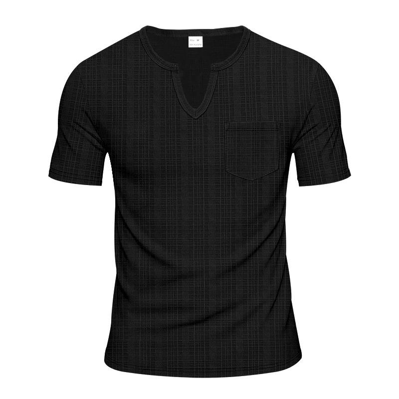 Clothes > Men's Clothing > Tops > T-Shirts Summer Men's Loose V-Neck Short Sleeve T-Shirt S-3XL