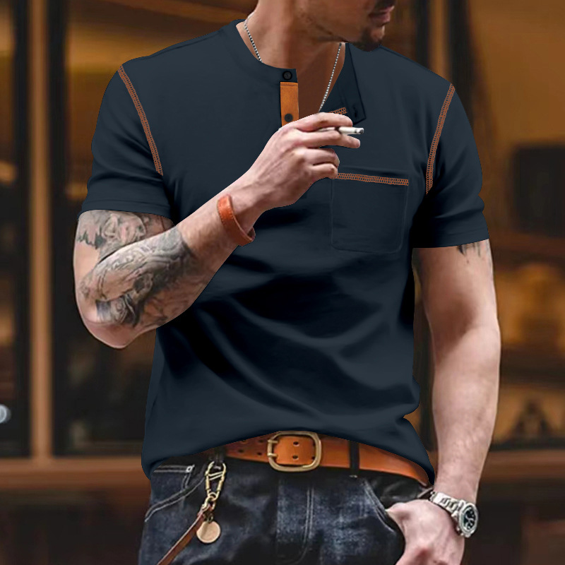 Clothes > Men's Clothing > Tops > T-Shirts  Summer Men's Polo T-shirt S-3XL