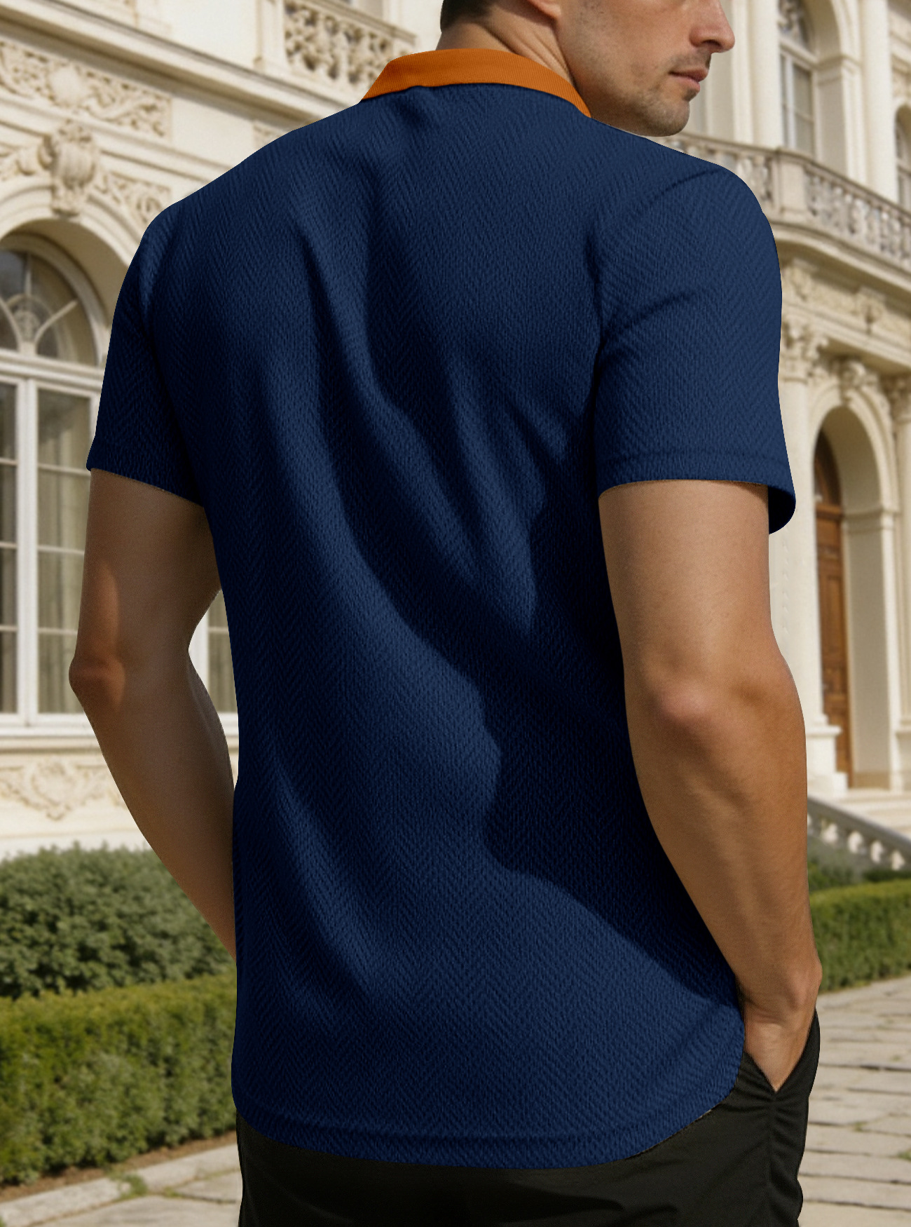 Clothes > Men's Clothing > Tops > T-Shirts  Summer Men's Henley Button Down T-Shirt
