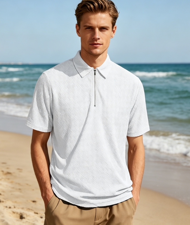 Clothes > Men's Clothing > Tops > T-Shirts  Men's Summer Loose Short Sleeve Polo Shirt S-3XL