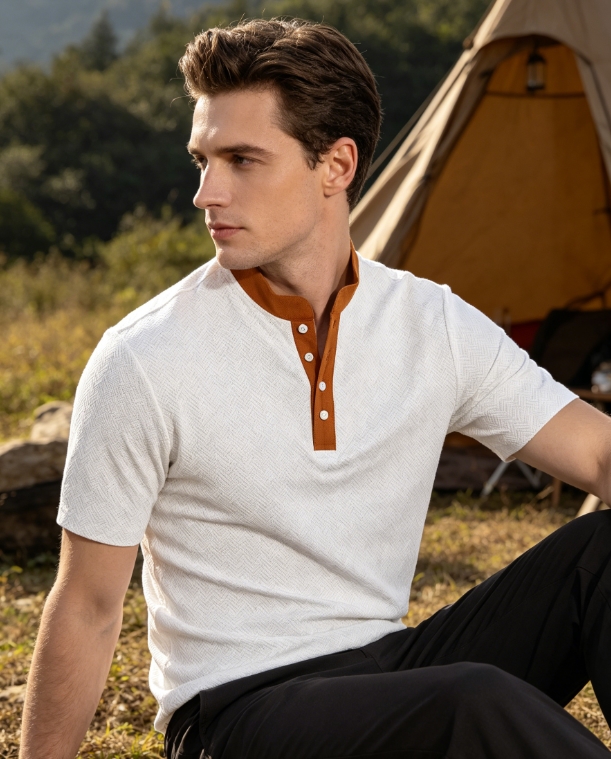 Clothes > Men's Clothing > Tops > T-Shirts  Summer Casual Loose Short Sleeve Men Shirt S-3XL