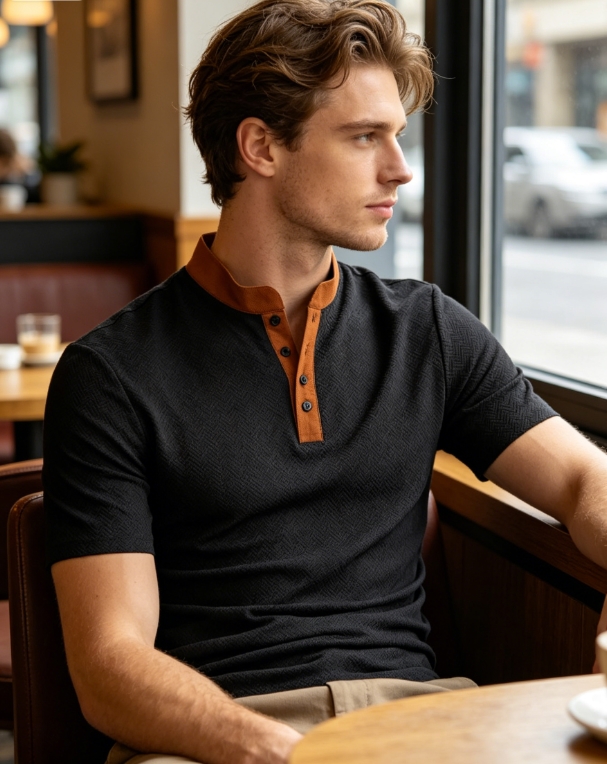 Clothes > Men's Clothing > Tops > T-Shirts  Summer Casual Loose Short Sleeve Men Shirt S-3XL