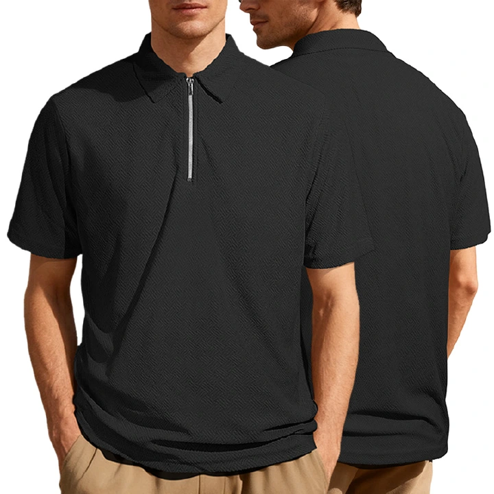 Clothes > Men's Clothing > Tops > T-Shirts  Men's Summer Loose Short Sleeve Polo Shirt S-3XL