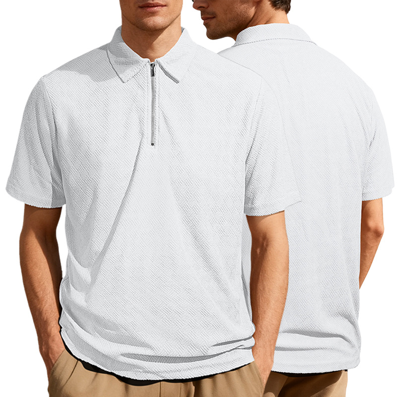 Clothes > Men's Clothing > Tops > T-Shirts  Men's Summer Loose Short Sleeve Polo Shirt S-3XL
